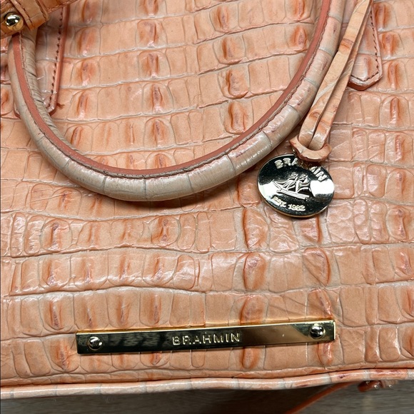 Brahmin Peach and Beige Shoulder Bag - Picture 7 of 16